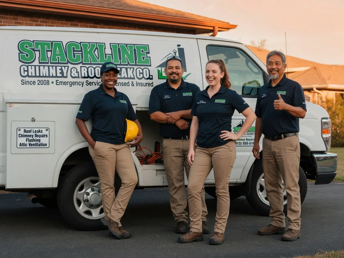 Chimney flashing repair company in Austin, AR